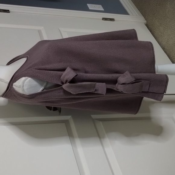 Listicle lavender purple open bow sleeve sweater size medium crew neck - Picture 3 of 10